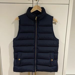J.CREW puffer vest Navy size medium